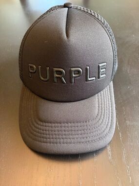 Purple Brand Adjustable Trucker Hat EUC